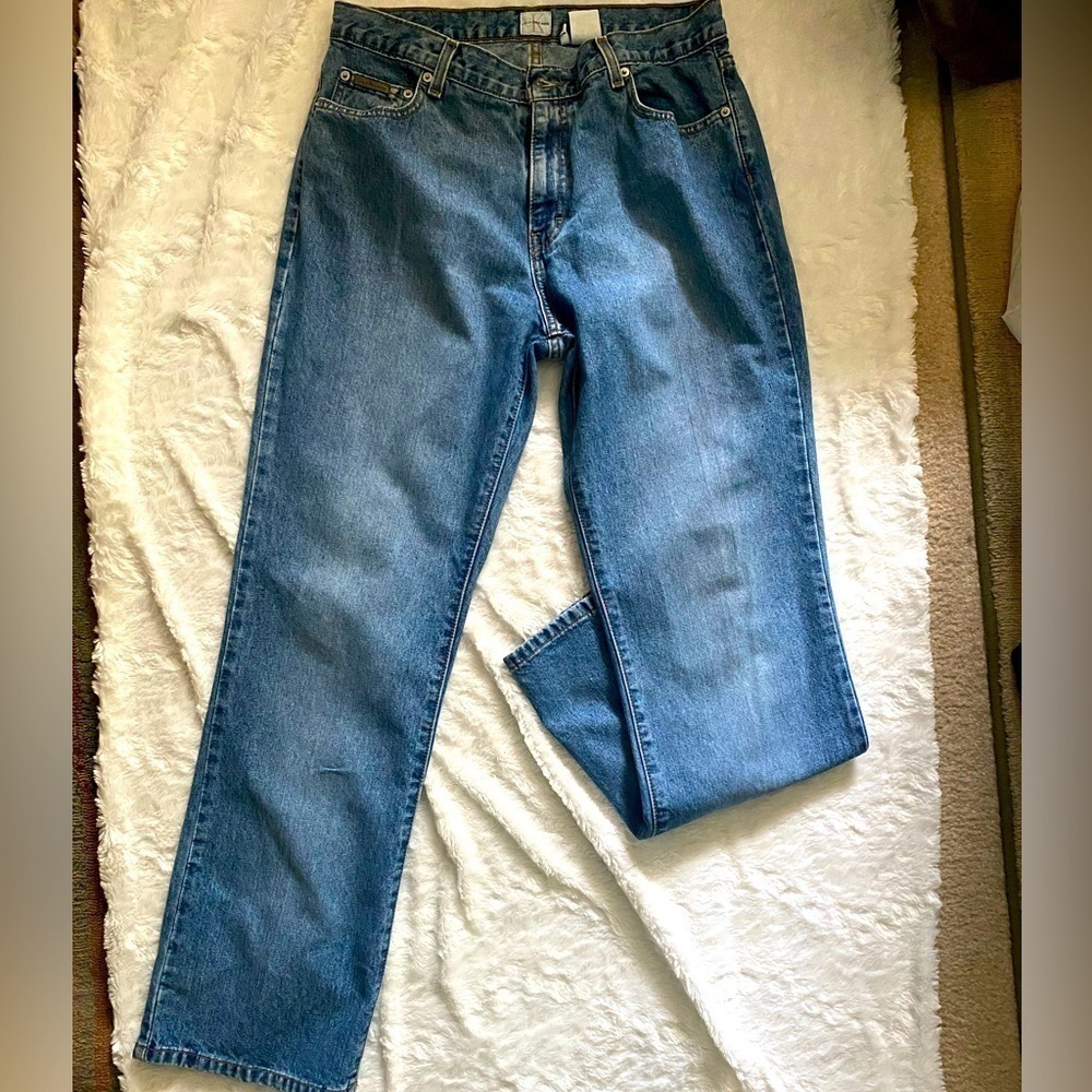 CALVIN Klein jean size 14 32 inches long.